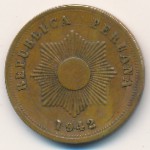 Peru, 2 centavos, 1941–1949