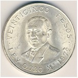 Мексика, 25 песо (1972 г.)