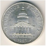France, 100 francs, 1982–2000