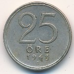 Швеция, 25 эре (1943–1950 г.)