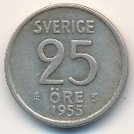 Швеция, 25 эре (1952–1961 г.)