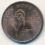 Фиджи, 1 цент (1977–1982 г.)