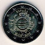 Spain, 2 euro, 2012