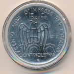 Italy, 5 euro, 2010