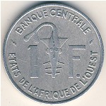 Западная Африка, 1 франк (1961–1975 г.)