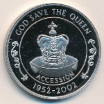 Saint Helena, 50 pence, 2002