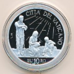 Vatican City, 10 euro, 2010
