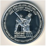 Sri Lanka, 1000 rupees, 1999