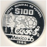 Mexico, 100 pesos, 1985