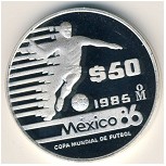 Mexico, 50 pesos, 1985