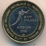 Niger, 6000 francs CFA, 2005