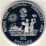 Гайана, 50 долларов (1994 г.)