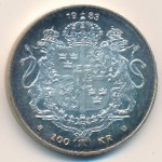 Sweden, 200 kronor, 1983