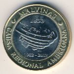 Argentina, 2 pesos, 2012
