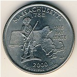 USA, Quarter dollar, 2000