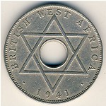 Британская Западная Африка, 1/2 пенни (1937–1947 г.)