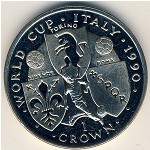 Isle of Man, 1 crown, 1990