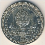 Isle of Man, 1 crown, 1983