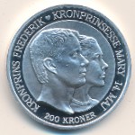Denmark, 200 kroner, 2004