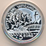 Vatican City, 5 euro, 2008