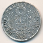 Перу, 4 реала (1835–1836 г.)