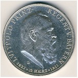 Bavaria, 5 mark, 1911