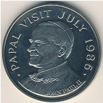 Остров Сент-Люсия, 5 долларов (1986 г.)