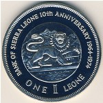Сьерра-Леоне, 1 леоне (1974 г.)
