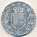 Italy, 5 lire, 1878–1879