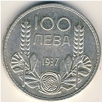 Bulgaria, 100 leva, 1934–1937