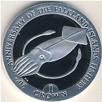Falkland Islands, 1 crown, 2007