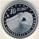 Spain, 10 euro, 2007