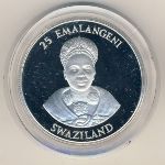 Swaziland, 25 emalangeni, 1986