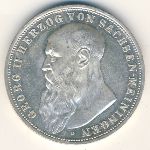 Саксен-Мейнинген, 3 марки (1908–1913 г.)