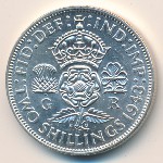 Great Britain, 2 shillings, 1937–1946