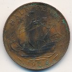 Great Britain, 1/2 penny, 1966