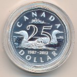 Canada, 1 dollar, 2012