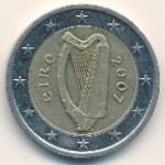 Ireland, 2 euro, 2007–2015