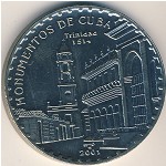 Cuba, 1 peso, 2001
