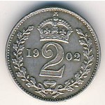Великобритания, 2 пенса (1902–1910 г.)