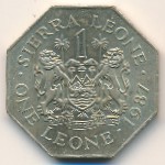 Сьерра-Леоне, 1 леоне (1987–1988 г.)