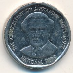 Jamaica, 1 dollar, 2008–2018