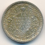 Британская Индия, 1/4 рупии (1943–1945 г.)