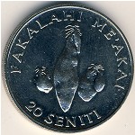 Тонга, 20 сенити (1981–2004 г.)