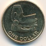 Solomon Islands, 1 dollar, 2012