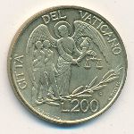 Vatican City, 200 lire, 1997