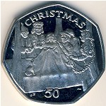 Isle of Man, 50 pence, 2002