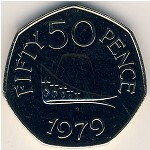 Guernsey, 50 pence, 1979–1984