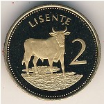 Лесото, 2 лисенте (1979–1989 г.)