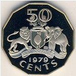 Свазиленд, 50 центов (1974–1981 г.)